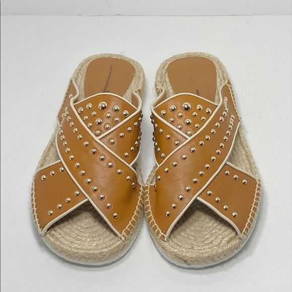 See by Chloe Pia Studded Slide Espadrille Sandals size 40 - Picture 2 of 9